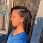 Comb twist short hair