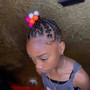 Small braided ponytail