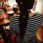 Kid's cornrow Braid style without braiding hair