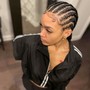 Braided Ponytail w/ Large Braids