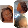 Knotless box braids