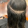 Box braids/two strand twist/ finger coils