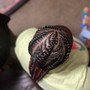 Scalp Braids over Crochet