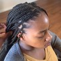 Small Box Braids (mid back)