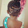 Men Braids (Box braids or Twists) - Shaved Sides Cut