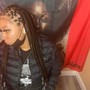 Knotless Braids/Medium size