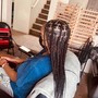 Medium knotless Individual Braids