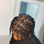 Men Small two strand twist(half of head)