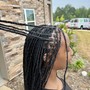 X small knotless braids