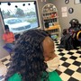 Loc Extensions just adding braiding hair