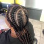 Quick weave with braids