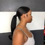 Wig braid down