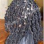 butterfly locs Shoulder length