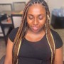 Medium Boho Knotless Braids