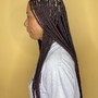 Medium One Layer w/ Individual Braids