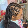 Feed in cornrow styles