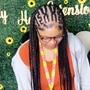 Jumbo straight back braids