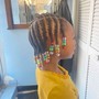 Large kids knotless/box Braids