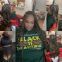 Medium Knotless braids hair included