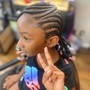 Kid's Braids with added extensions