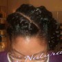 Natural Hair Comb Twist