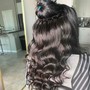 Wig braid down