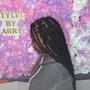 Kids Box Braids with beads