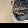 Shampoo and braid down