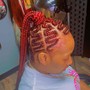 Knotless braids  mid back