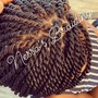 Small Senegalese Twist Waist Length