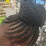 Adding hair to micro twist