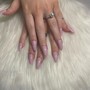 Gel nail extensions