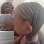 Kids French braid styles