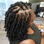 Butterfly locs shoulder length