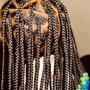 Medium knotless boho Senegalese Twist