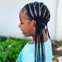 Kid box braids