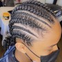 Male Cornrows (cornrows with Natural hair)