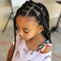 Kid's 2 Feed In Braids