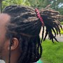 Two Strand Starter Locs (ear length )