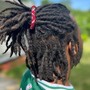 Two Strand Starter Locs (ear length )