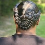 Medium feed ponytail