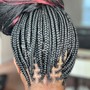 Clarifying wash/ Extra Small Knotless Braids,