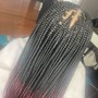 Clarifying wash/ Extra Small Knotless Braids,