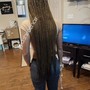 Knotless Medium box braids (Waist Length)