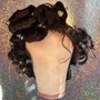 Sew in w/ Natural hair leave out