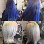 Single Process Color long hair