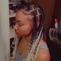 Medium Goddess Knotless Braids