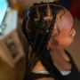 Jumbo knotless Braids-Mid back LENGH