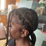 Braided ponytail