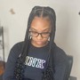 Half Feed In Braids, Half Sew In